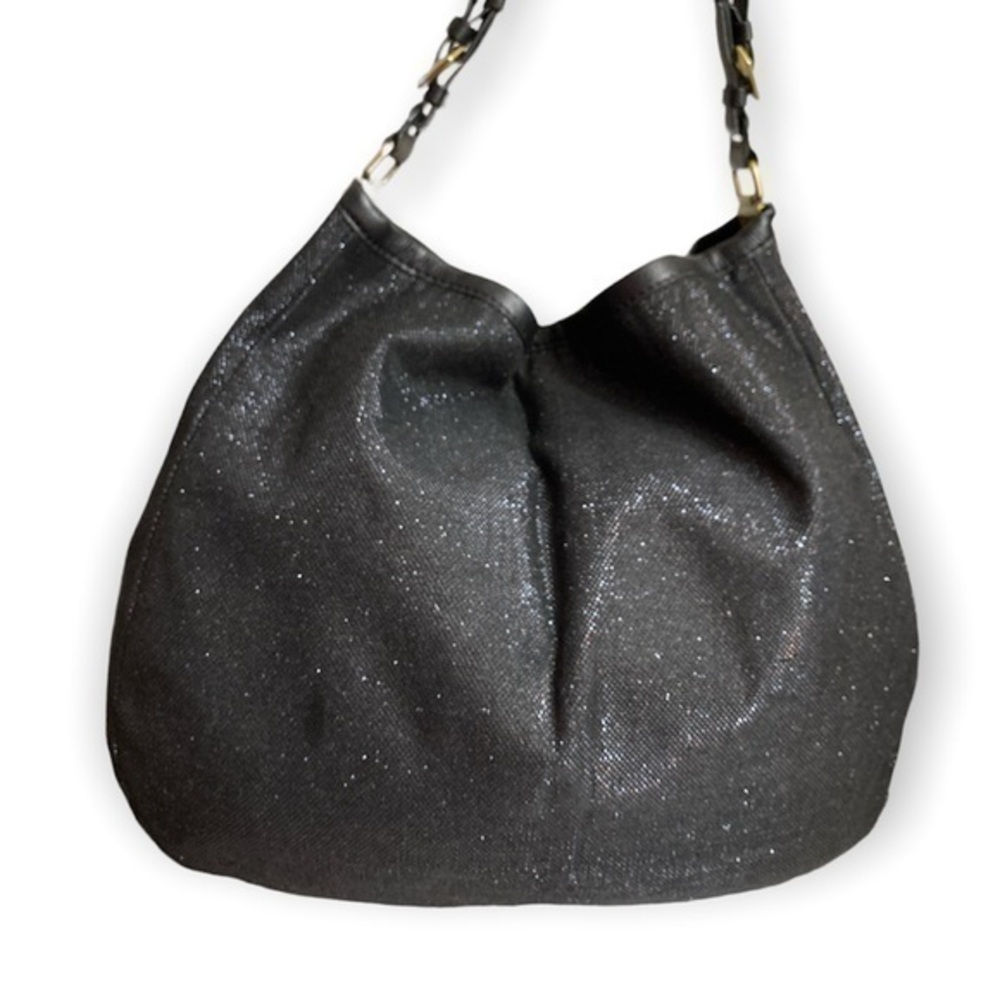 Oryany black hobo bag micro studded